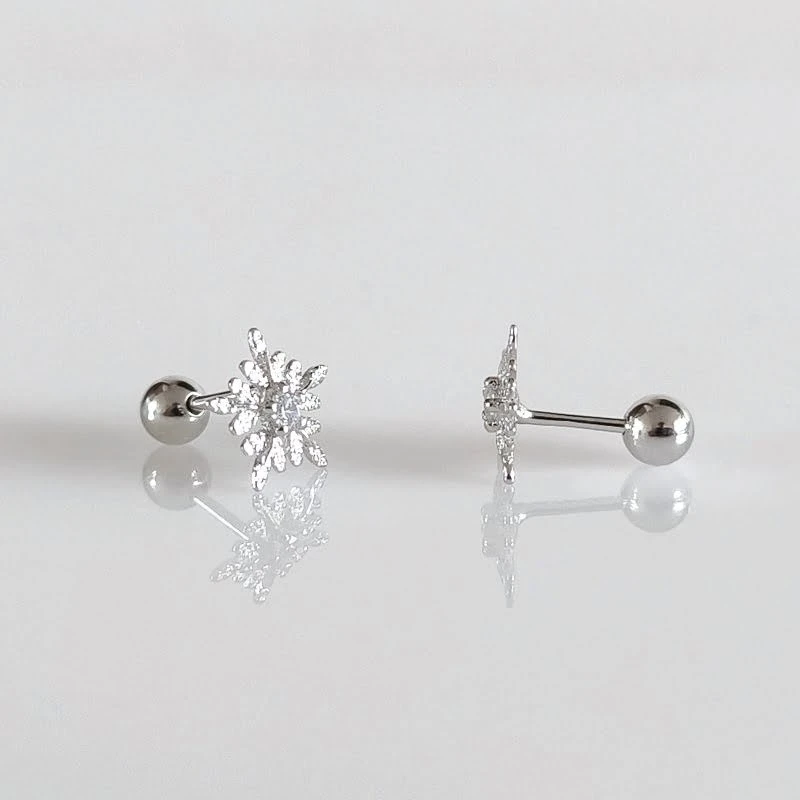 Helix auskarai Snowflake