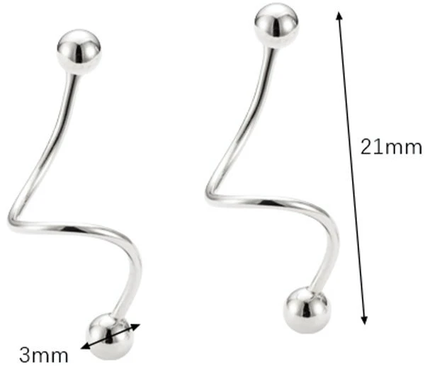 Helix auskarai Twist