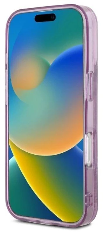 Hello Kitty HKHCP16XL50PPU Apple iPhone 16 Pro Max 6.9″ violetinės spalvos kietas dėklas Liquid Glitter 50TH Anni