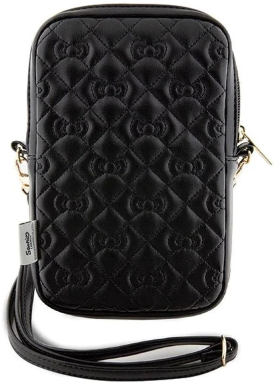 Hello Kitty Bag HKPBPEKHBPK juodos spalvos Quilted Bows Strap