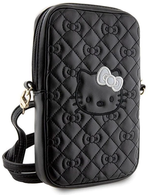Hello Kitty Bag HKPBPEKHBPK juodos spalvos Quilted Bows Strap