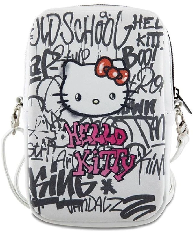 Hello Kitty rankinė HKPBPDGPHE balta Graffiti Kitty Head
