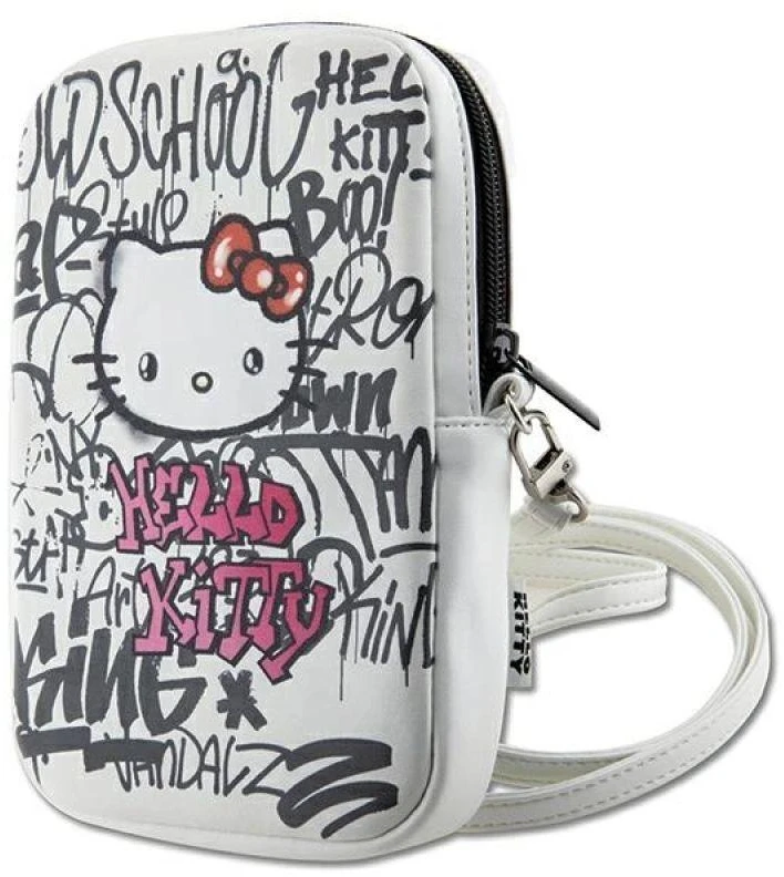 Hello Kitty rankinė HKPBPDGPHE balta Graffiti Kitty Head