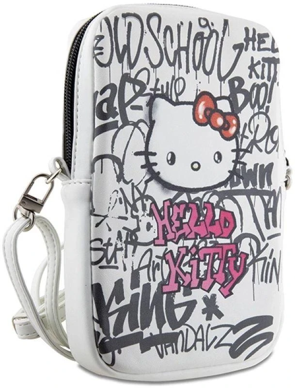Hello Kitty rankinė HKPBPDGPHE balta Graffiti Kitty Head