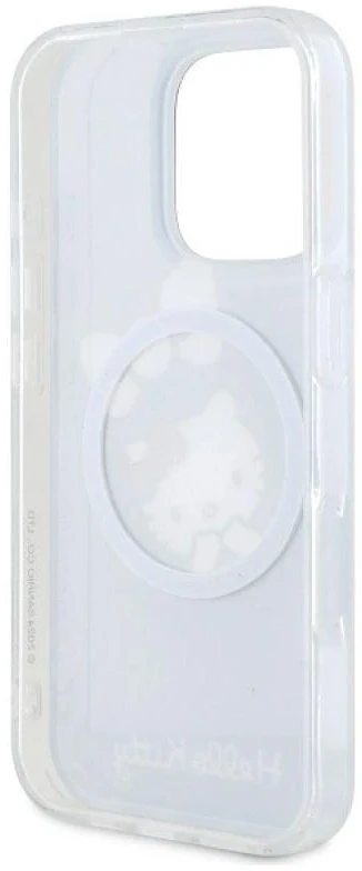 Hello Kitty HKHMP16XHFLBK Apple iPhone 16 Pro Max 6,9″ juodos spalvos kietas dėklas IML Fun bow Magsafe