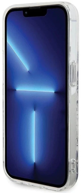 Hello Kitty HKHCP13LHDGPHT Apple iPhone 13 Pro/ 13 6.1″ baltos spalvos kietas dėklas IML Kitty On Bricks Graffiti