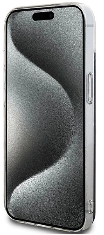 Hello Kitty HKHCP15SHKHLK Apple iPhone 15 /14 / 13 6.1″ juodos spalvos kietas dėklas IML Kitty Face