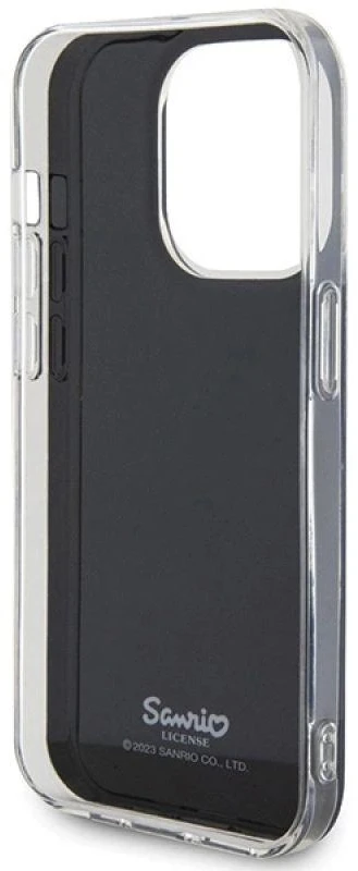 Hello Kitty HKHCP14XHKHLK Apple iPhone 14 Pro Max 6.7″ juodos spalvos kietas dėklas IML Kitty Face