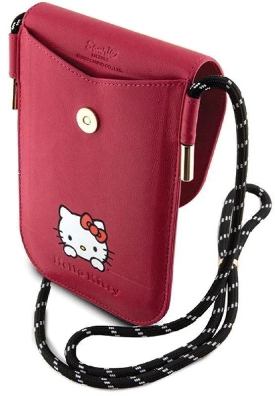 Hello Kitty HKOWBSKCDK rožinės spalvos Leather Handbag with Daydreaming Cord