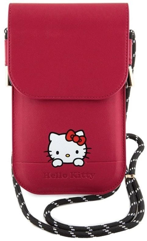 Hello Kitty HKOWBSKCDK rožinės spalvos Leather Handbag with Daydreaming Cord