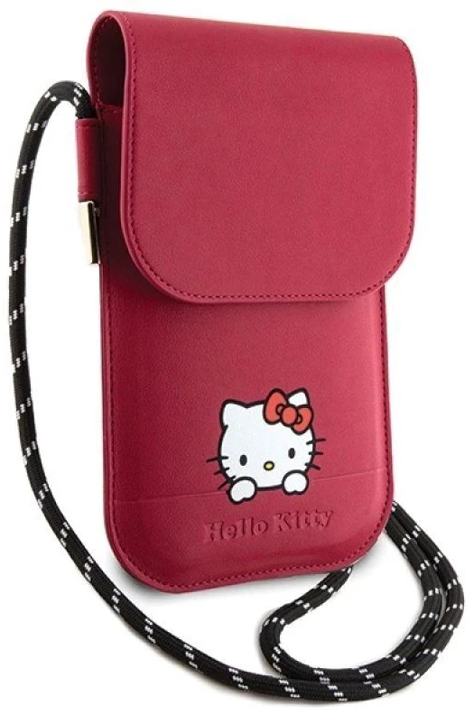 Hello Kitty HKOWBSKCDK rožinės spalvos Leather Handbag with Daydreaming Cord