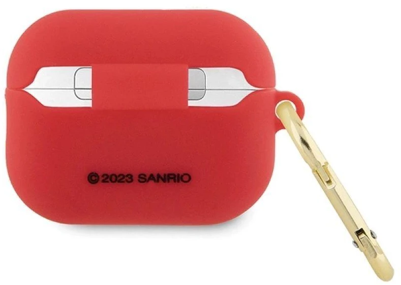 Hello Kitty HKAP23DKHSF AirPods Pro 2 (2022/2023) Dėklas Fuchsia Silicone 3D Kitty Head