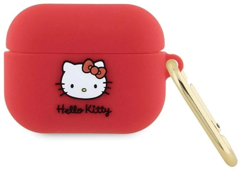 Hello Kitty HKAP3DKHSF AirPods Pro Dėklas Fuchsia Silicone 3D Kitty Head