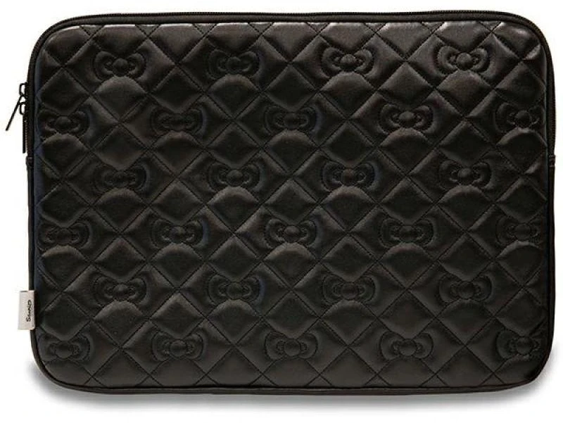 Hello Kitty Dėklas kompiuteriui HKCSZPEKHBPK 14″ juodos spalvos Zip PU Quilted Bows