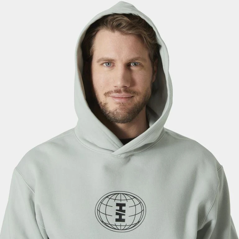 Helly Hansen medvilninis flisinis džemperis su gobtuvu M 54158 462