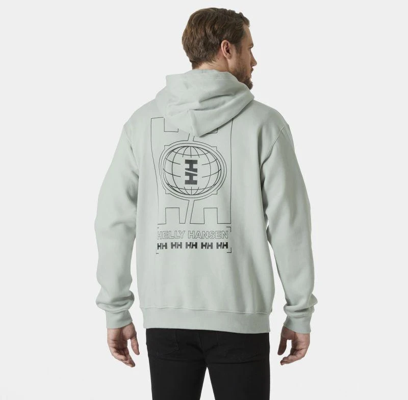Helly Hansen medvilninis flisinis džemperis su gobtuvu M 54158 462