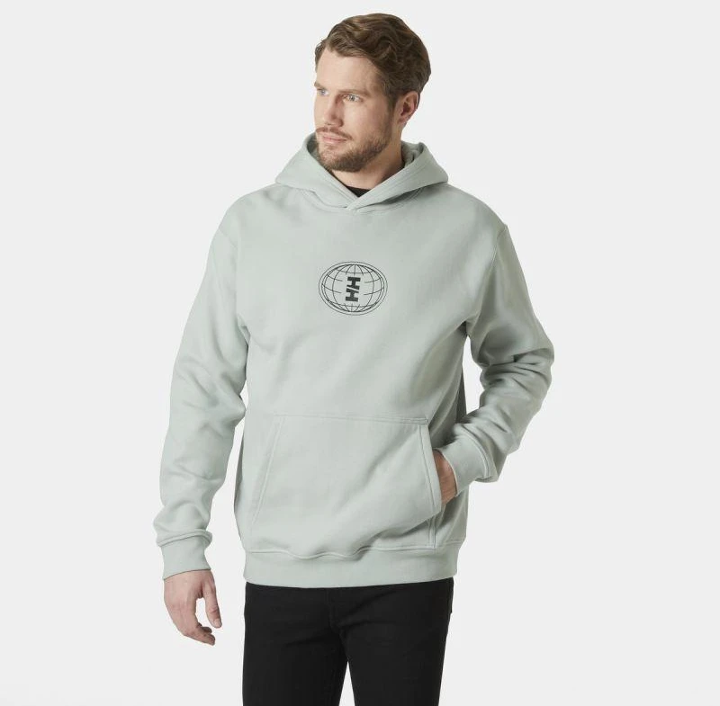 Helly Hansen medvilninis flisinis džemperis su gobtuvu M 54158 462