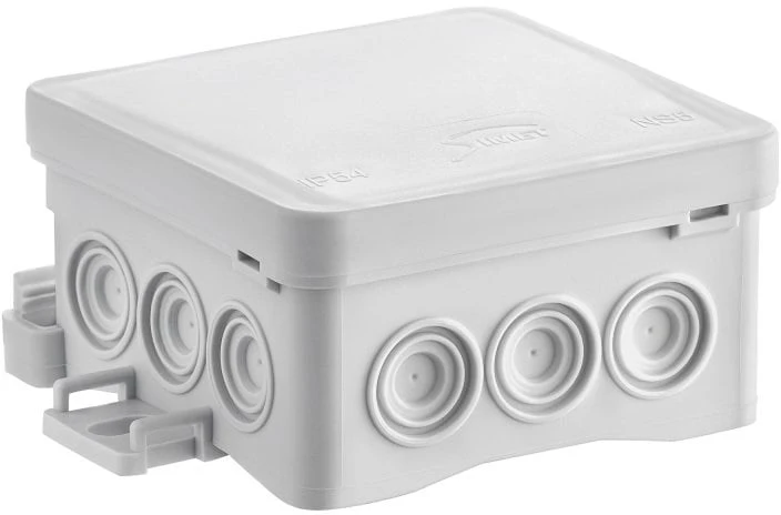 Hermetinė paskirstymo dėžutė Simet NS6 35346106 (balta, 85x85x40mm, IP54)
