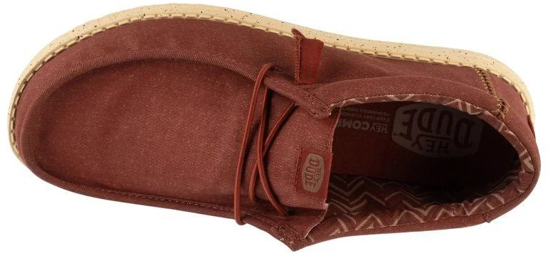 Hey Dude Wally Stretch drobės bateliai 40700-7BH Raudoni 41