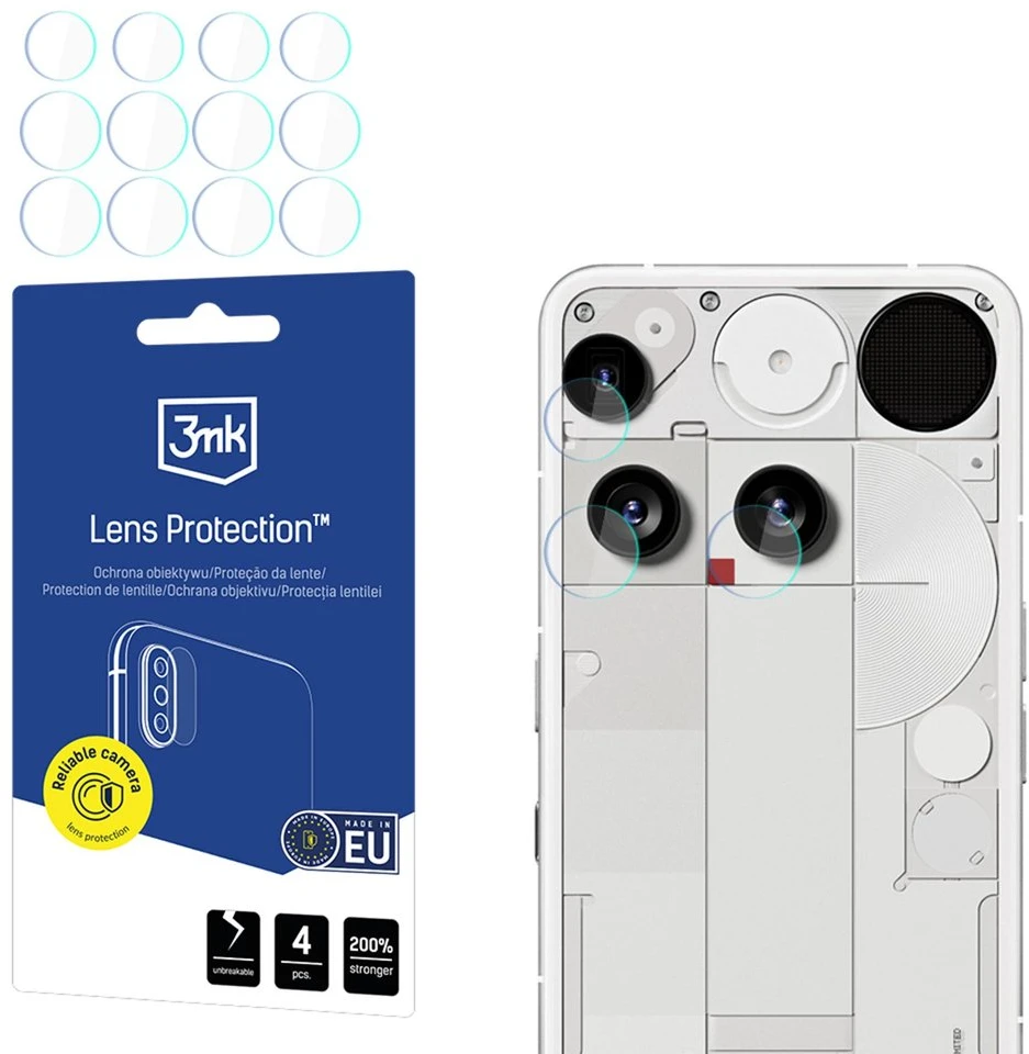 3Mk apsauga 3mk Lens Protection™ hibridinės kameros objektyvo stiklas, skirtas telefonams be jokių funkcijų (3)