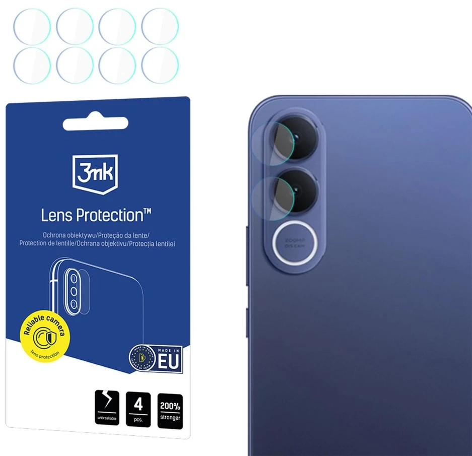 3Mk apsauga 3mk Lens Protection™ hibridinės kameros objektyvo stiklas, skirtas „Vivo V70 FE“