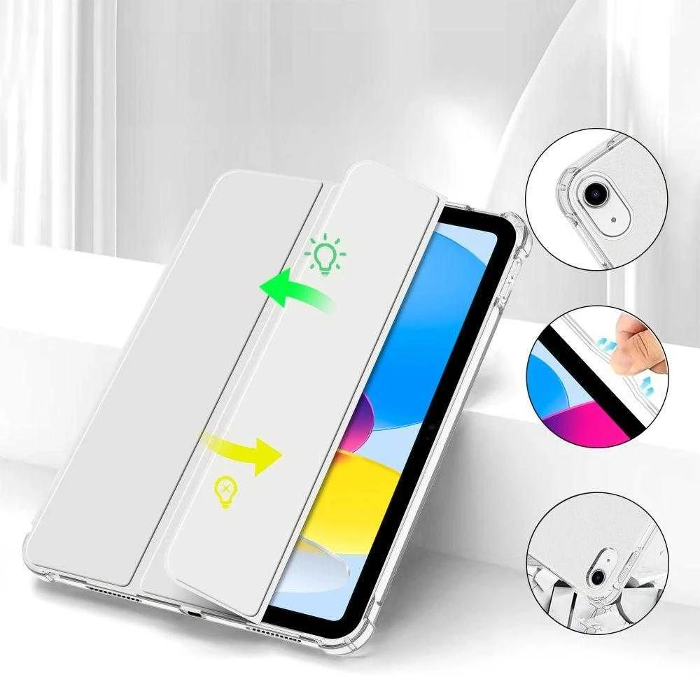 Tech-Protect SC Pen Hybrid Apple iPad 10 / 2022 / 11” 11 / 2025 – Gray – dėklas planšetei skaidrus