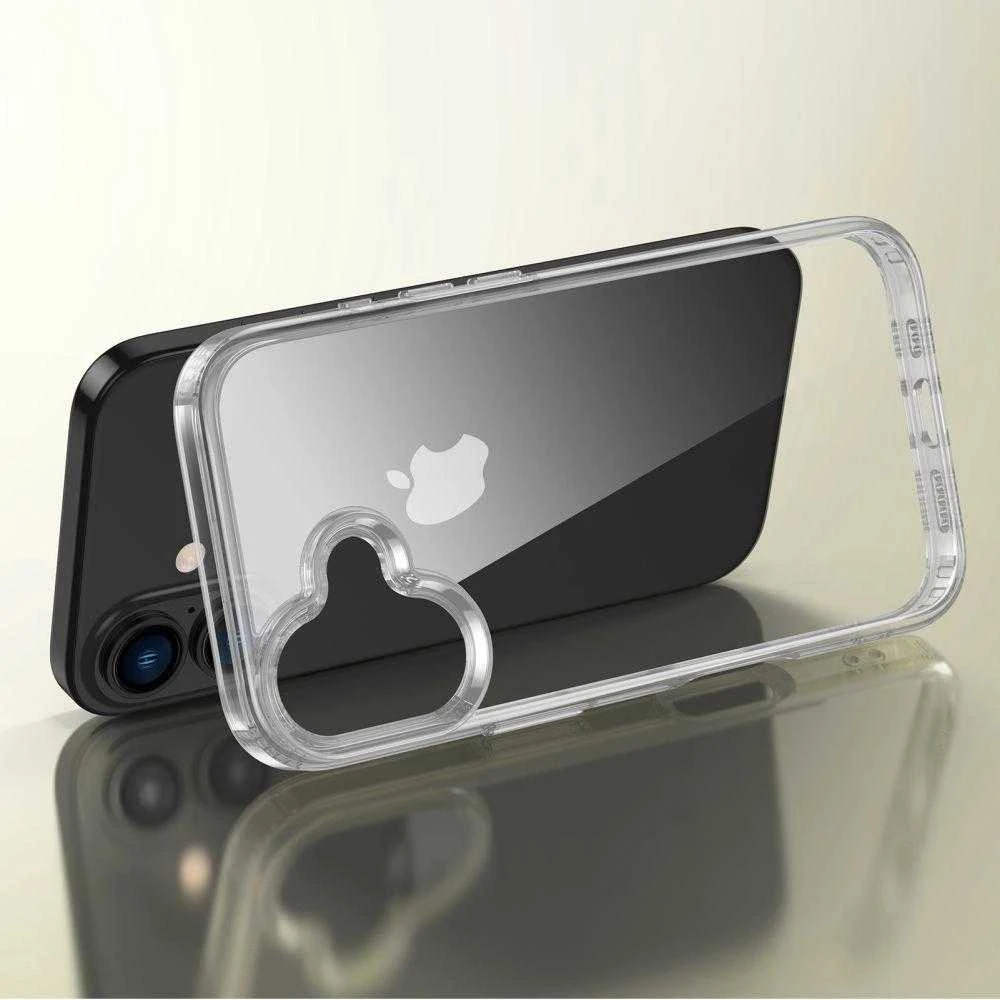 Apple iPhone 16 Tech-Protect Flexair Hybrid Clear dėklas telefonui skaidrus