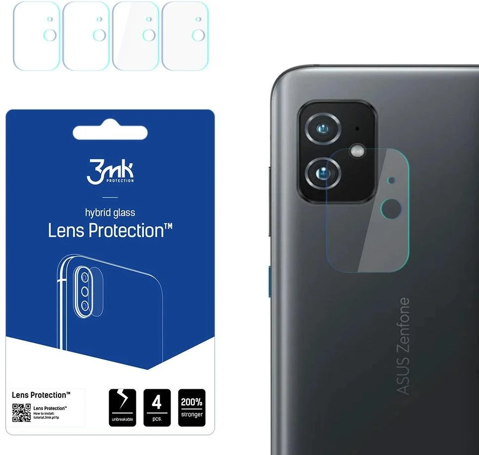 3mk Lens Protection™ hibridinis fotoaparato stiklas Asus Zenfone 8