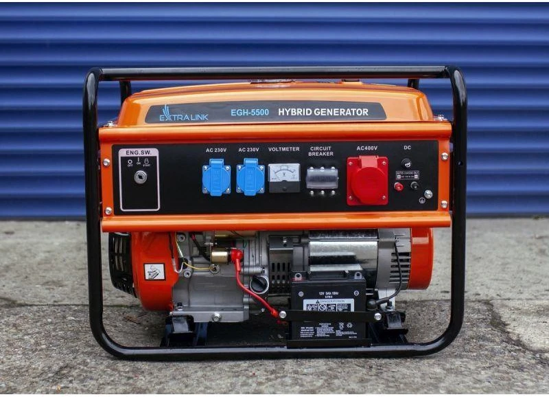 Hibridinis elektros generatorius Extralink EGH-5500, 5.5kW