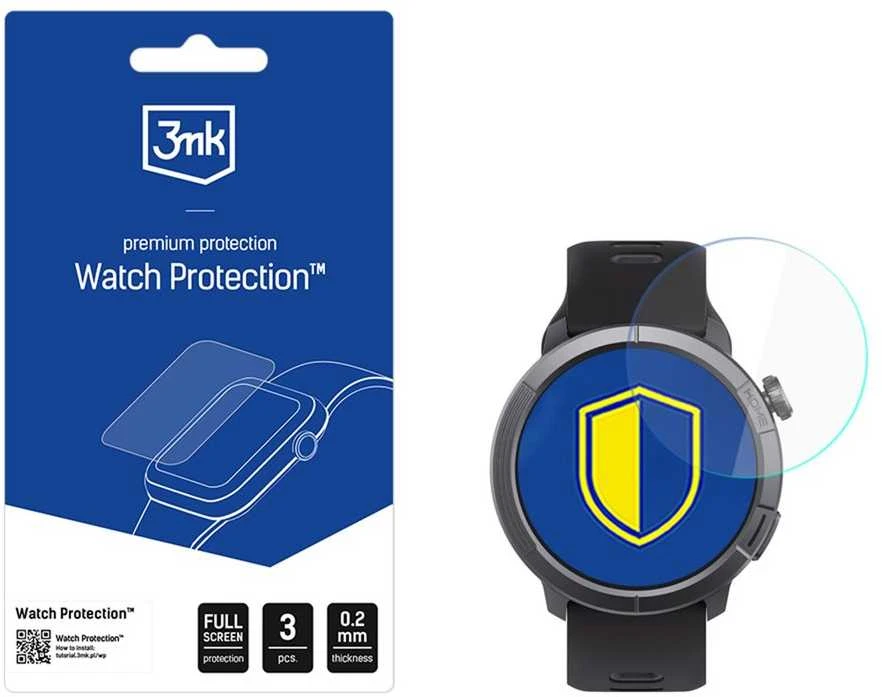 3Mk apsauga STELIO Activ Pro AI GPS 46 mm - 3mk laikrodžio apsauga su „FlexibleGlass“