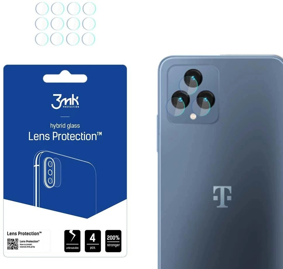 3Mk Protection 3mk Lens Protection™ hibridinis fotoaparato stiklas, skirtas T-Mobile T Phone Pro 5G / Revvl 6 Pro 5G