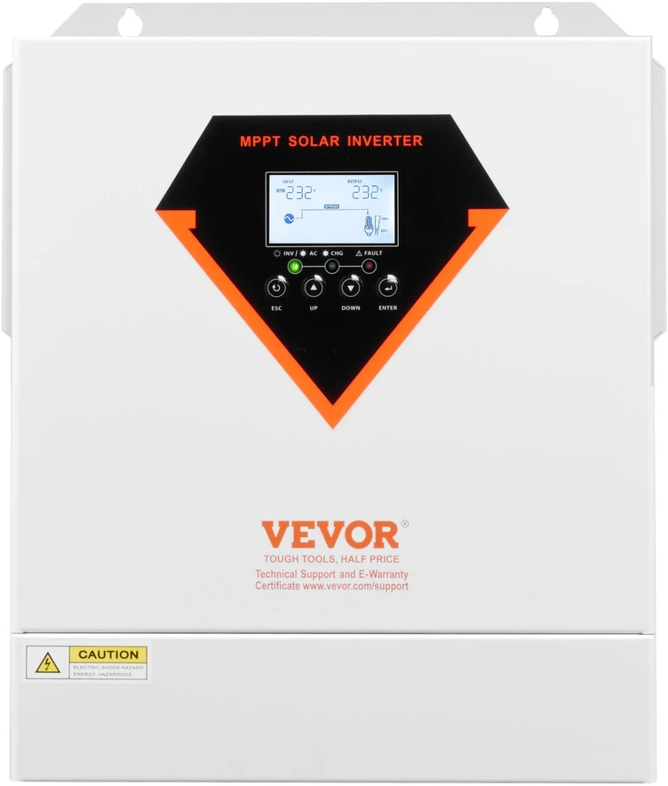 VEVOR Hibridinis saulės inverteris įkroviklis 3500W