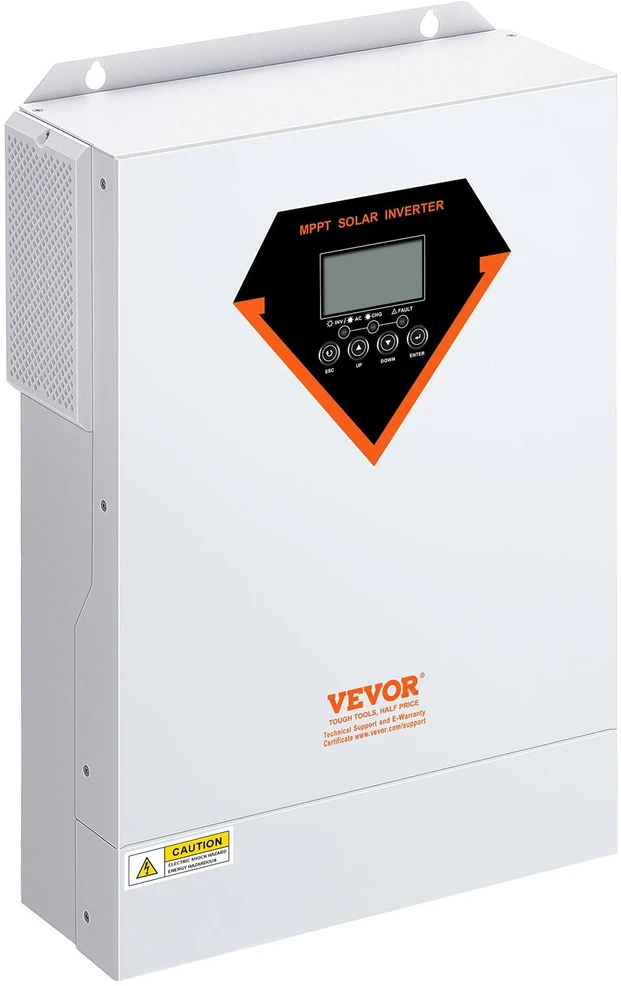 VEVOR Hibridinis saulės inverteris kroviklis 5500W 230V su 100A MPPT