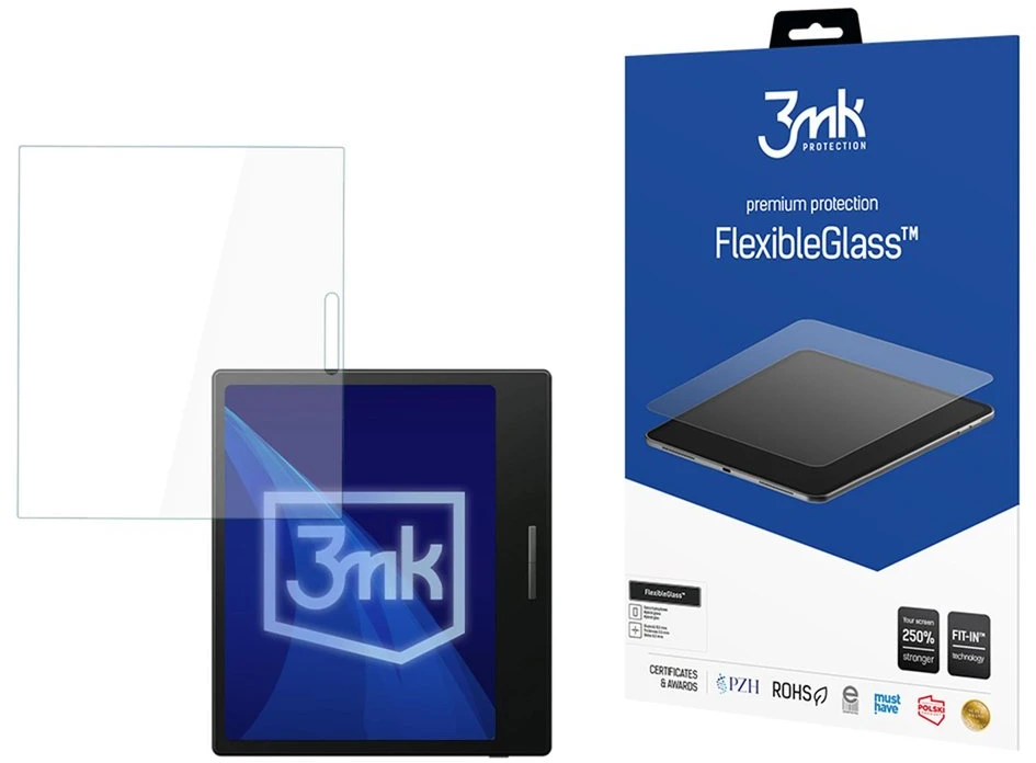 Hibridinis stiklas 3mk FlexibleGlass ant Onyx Boox Go 7 / Go Color 7 (II karta)