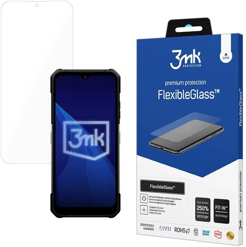 3Mk apsauga „MyPhone Hammer Construction 2 5G“ – 3mk FlexibleGlass