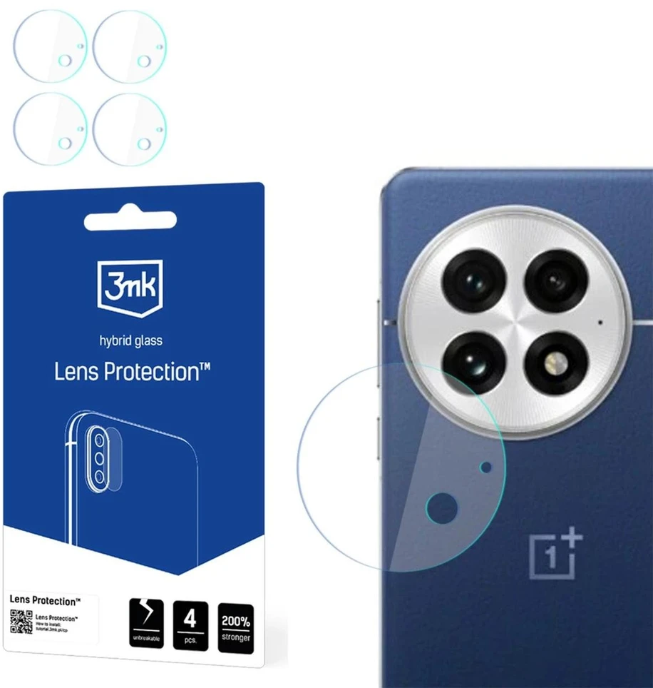 3Mk Protection Hibridinis stiklas fotoaparato objektyvui 3mk objektyvo apsauga, skirtas OnePlus 13