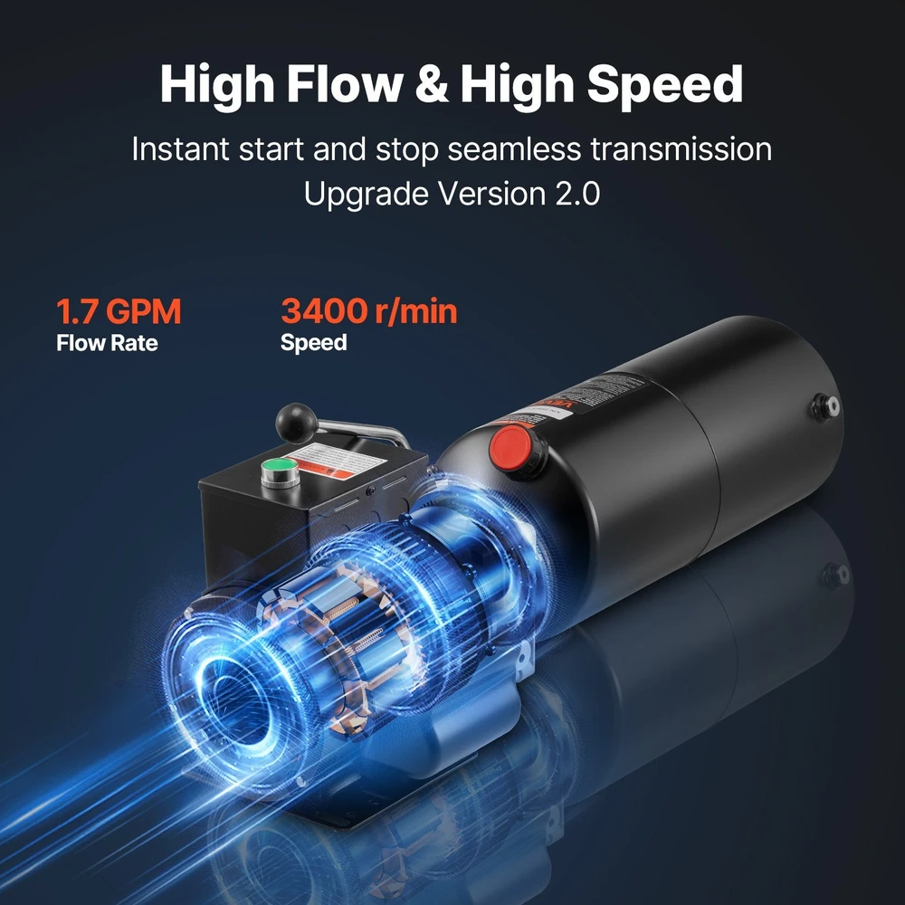 VEVOR Hidraulinis siurblys naudoti kėlimui 220V