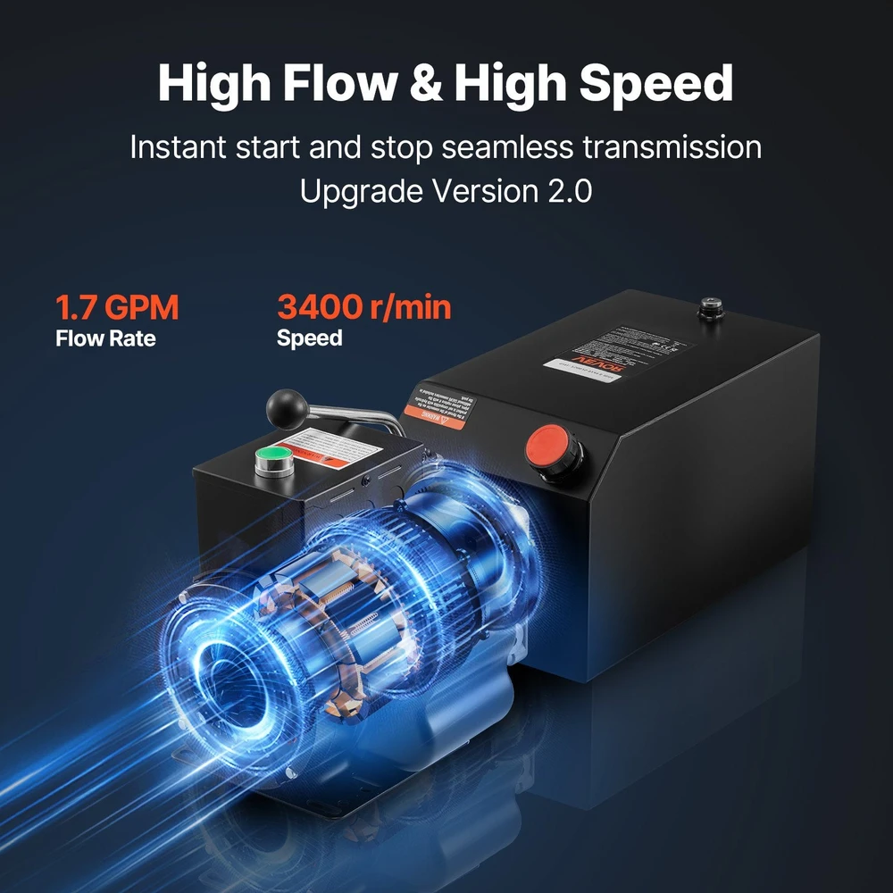 VEVOR Hidraulinis siurblys AC 220V, 15 litrų talpos