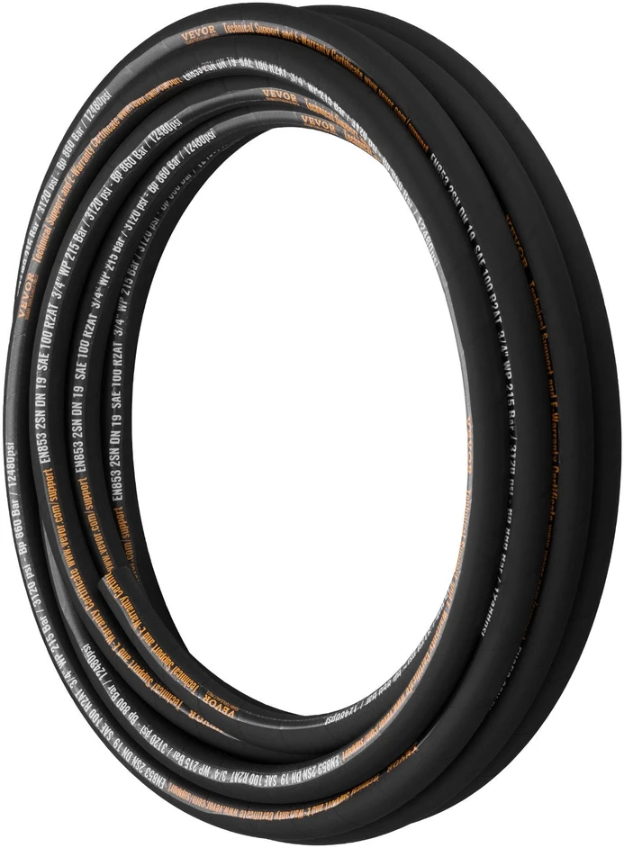 VEVOR Hidraulinė žarna 3/4 col. x 15 m, įvyniota