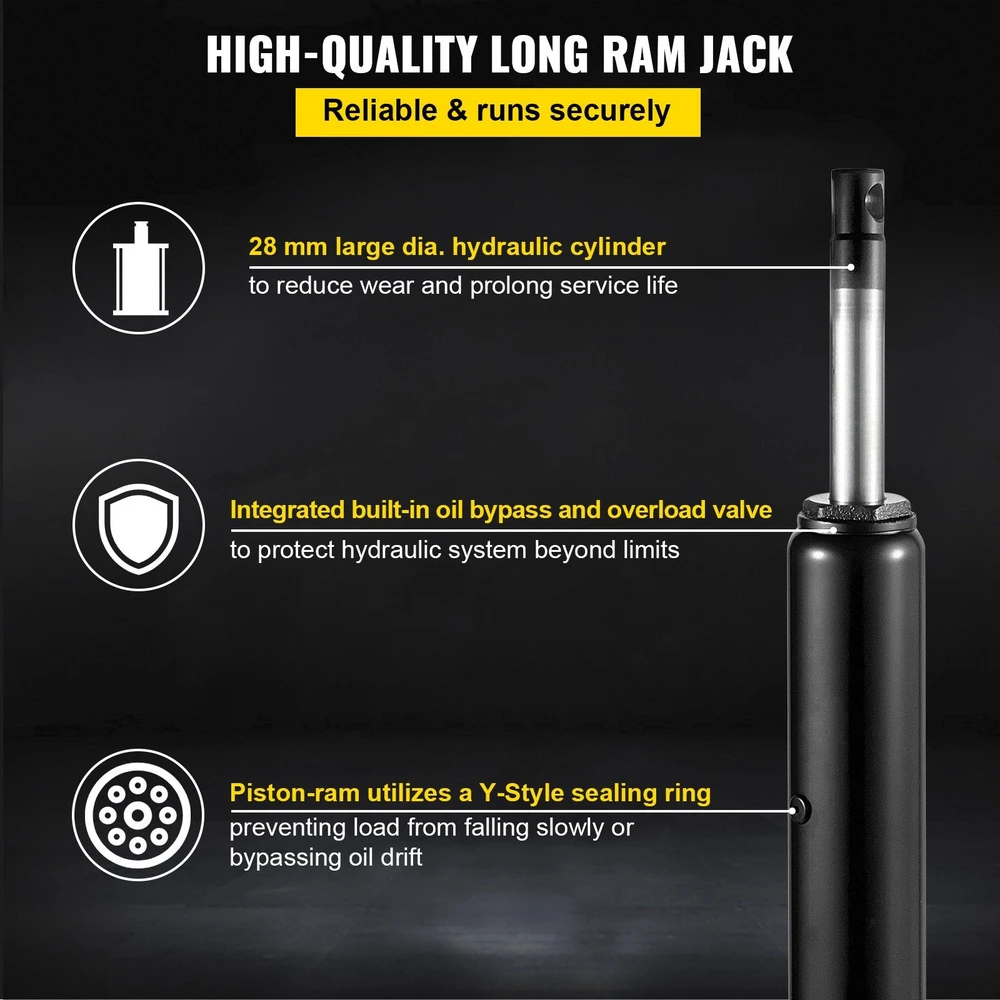 VEVOR Hidraulinis ilgas kėliklis 3 tonoms