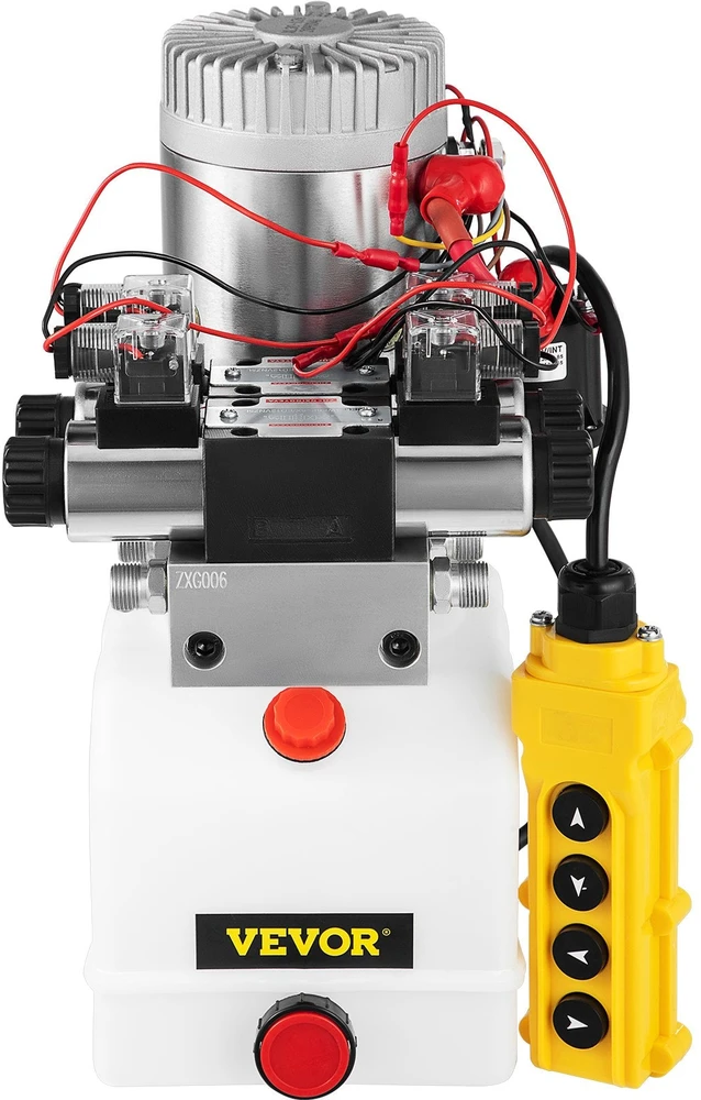 VEVOR 12V 4,5L dviveiksmis hidraulinis agregatas