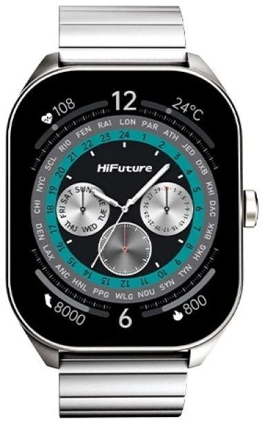 Išmanusis laikrodis HiFuture FutureFit APEX Sidabrinis