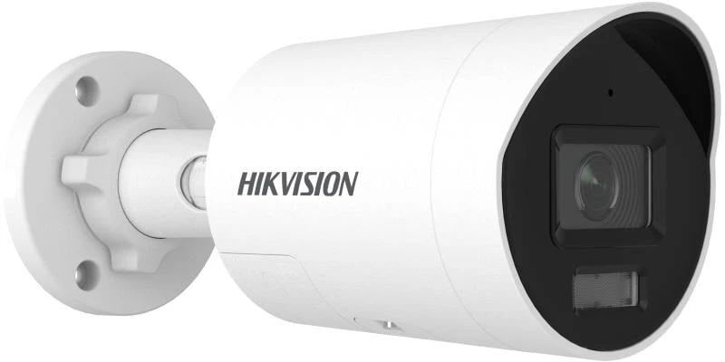 „Hikvision Bullet DS-2CD2087G3-LI2UY/SRB F2.8“ (Balta, 8MP, hibridinis apšvietimas, IR+LED 40m, „ColorVu“)