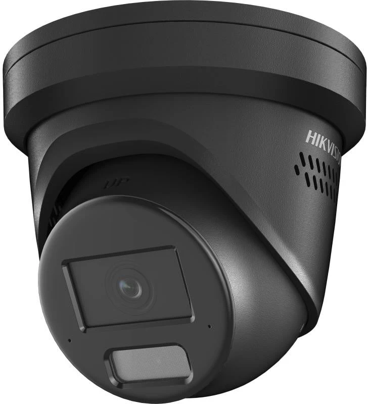 IP kamera Hikvision dome DS-2CD2386G2H-IS2U/SL F2.8 (juoda, 8 MP, 30 m. IR, AcuSense)