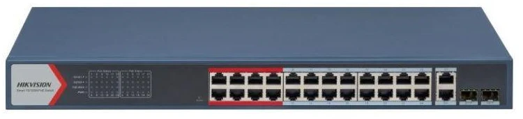 Ausinės Hikvision DS-3E1326P-EI(B) komutatorius