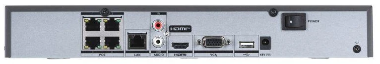 Tinklo Vaizdo Įrašymo Įrenginys - Hikvision DS-7604NXI-K1/4P 4CH 16TB PoE Juodas