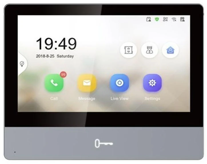 PATALPŲ VIDAUS SKYDELIS Wi-Fi / IP DS-KH8350-WTE1/EU Hikvision