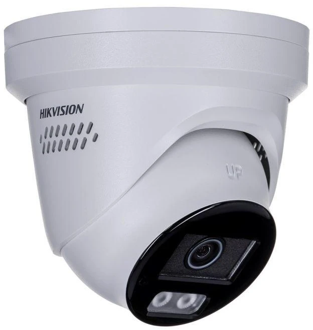Hikvision kupolas DS-2CD2387G2H-LISU/SL F2.8 (balta, 8 MP, 30 m. IR; 30 m. LED, hibridinė šviesa)