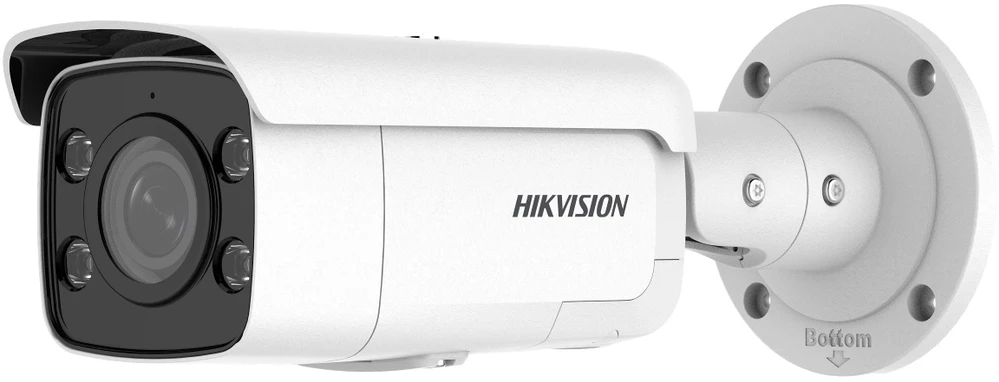 Hikvision kulka DS-2CD2T87G2-LSU/SL(C) F2.8mm (balta, 8 MP, 60 m. IR, ColorVu)
