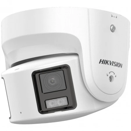 „Hikvision“ kupolinė kamera DS-2CD2387G2P-LSU/SL(C) F4 (balta, 8 MP, 30 m. LED, „ColorVu“, panoraminė 180°)